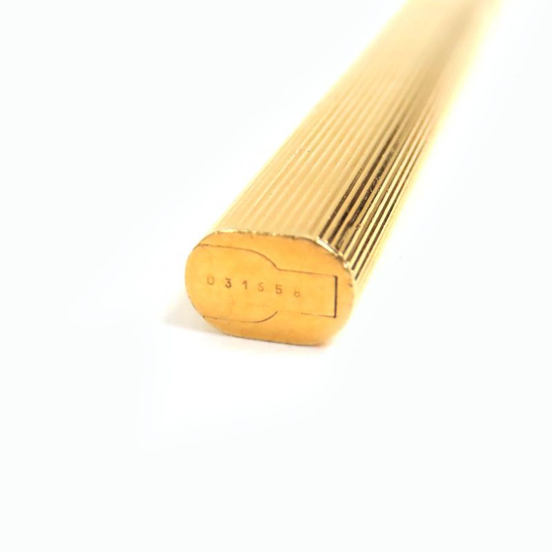 - Cartier Vintage Trinity Ballpoint Pen With Cap Gold Made In France Men's