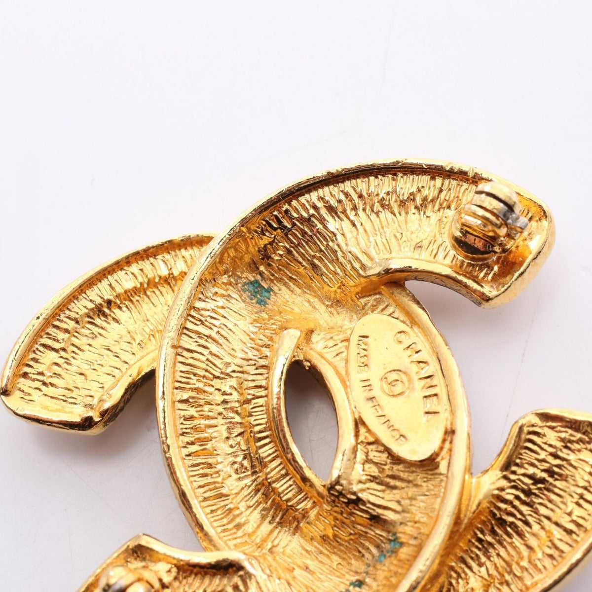 Chanel Brooch CC Logo — view 4
