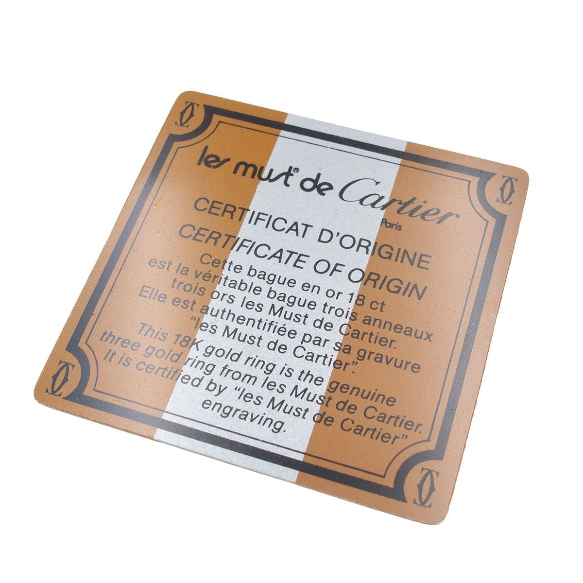 Cartier Trinity MM Three Color Gold No 53 Ring — view 8