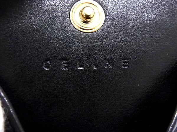 Pattern Celine Macadam Pattern PVC Coin Case Coin Purse Men's Ladies Brown