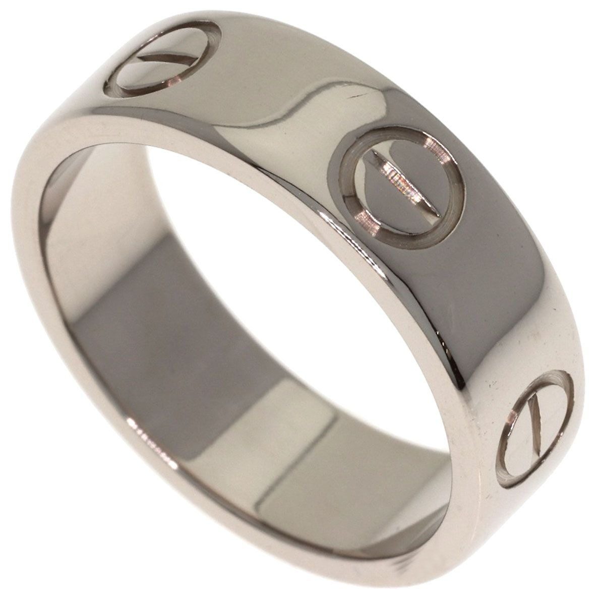Cartier Love Ring 49 18K White Gold