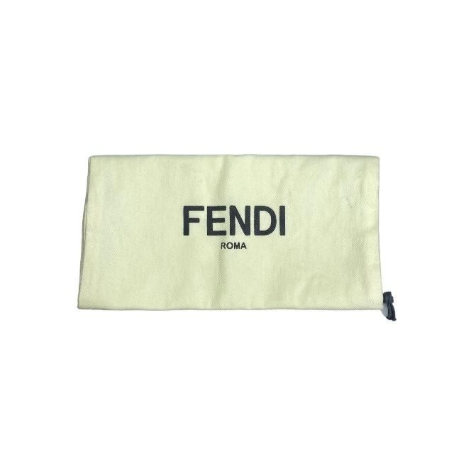 Fendi Strap You Shoulder Strap Small Flower Motif Studded Leather Purple