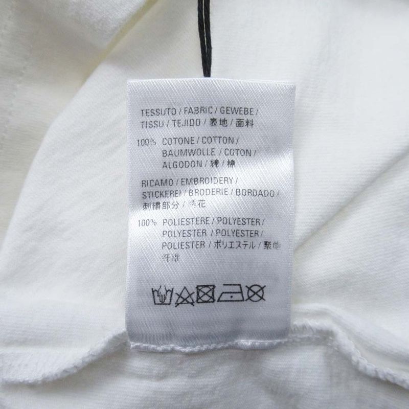 19ss Balenciaga Tattoo Logo T-Shirt Tattoo Logo Back Embroidery Short Sleeve