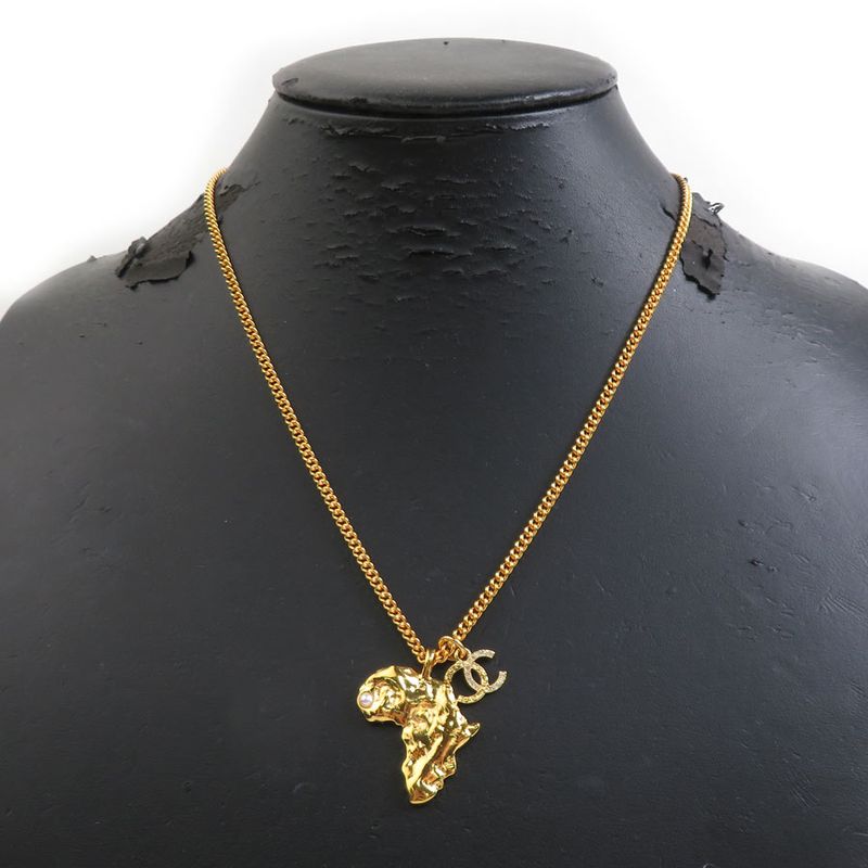 Chanel Necklace Coco Mark African Motif