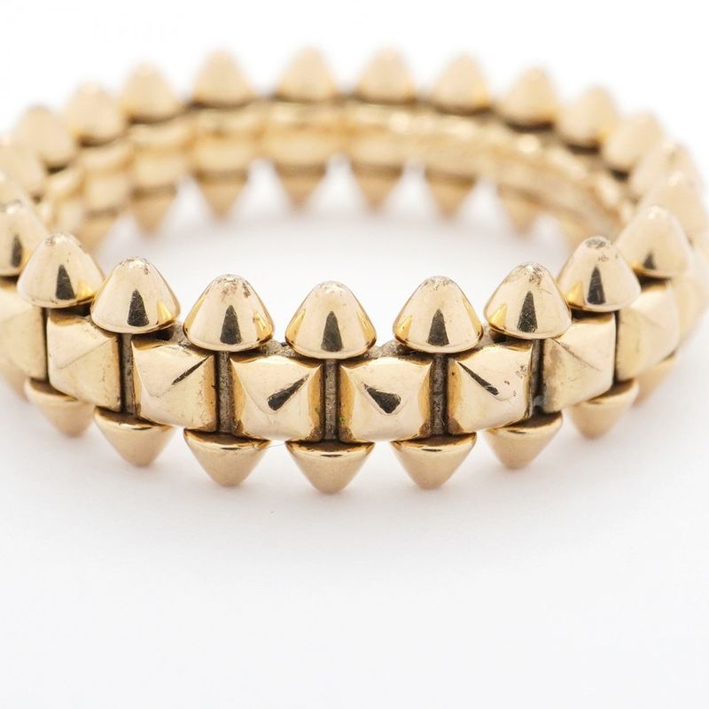 Cartier Ring Crush 18K Pink Gold Pink Gold #56 Men Women Unisex