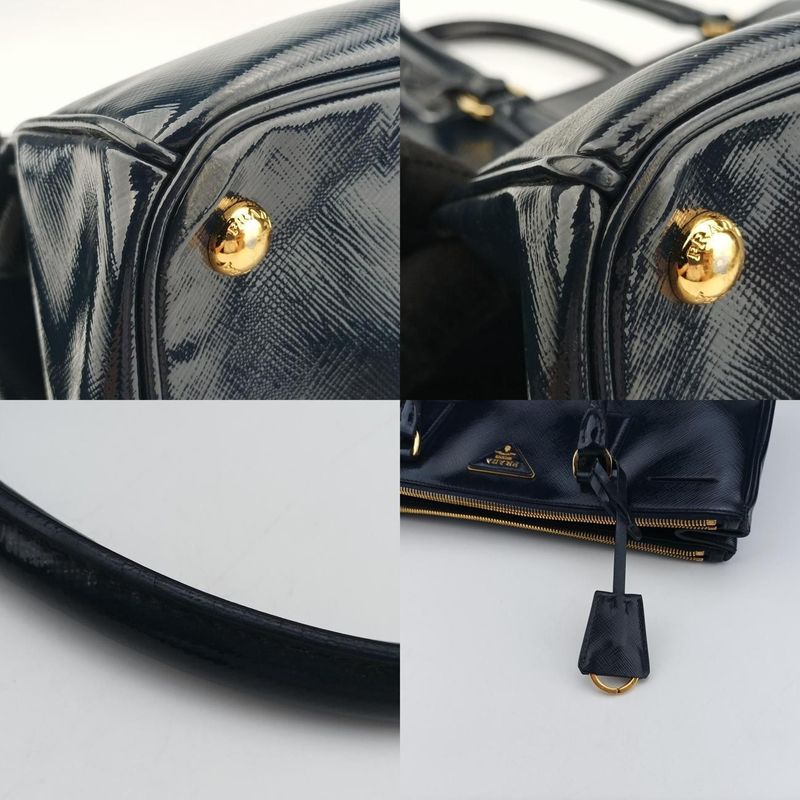 Prada Galleria Navy Saffiano Leather 1ba274117