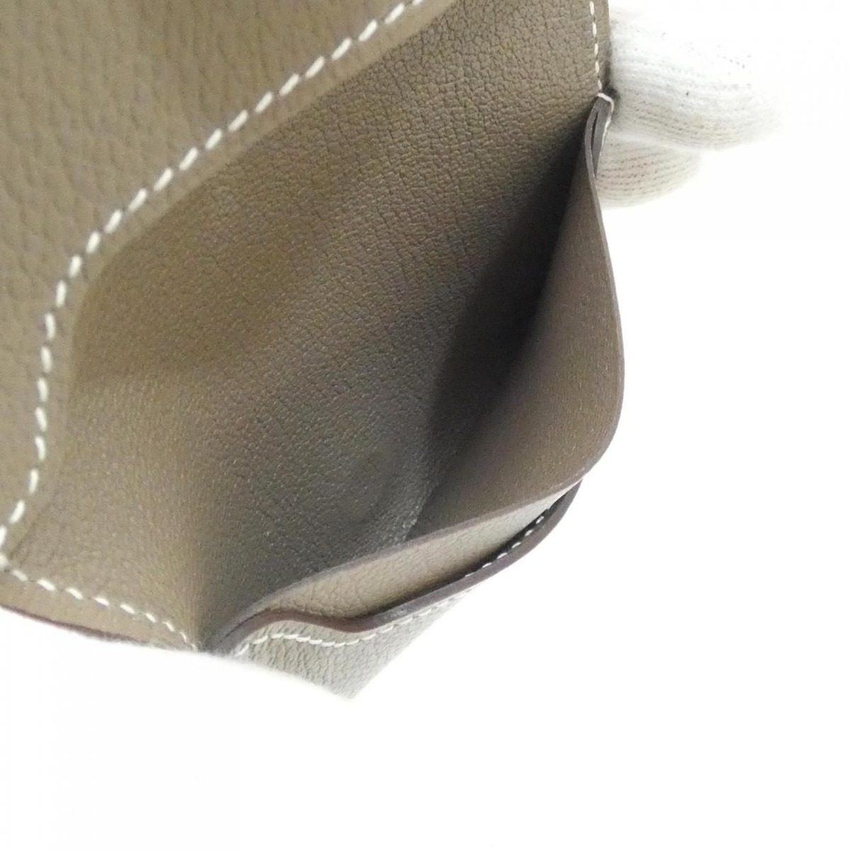 Hermes Card Case Card Holders Silver — view 7