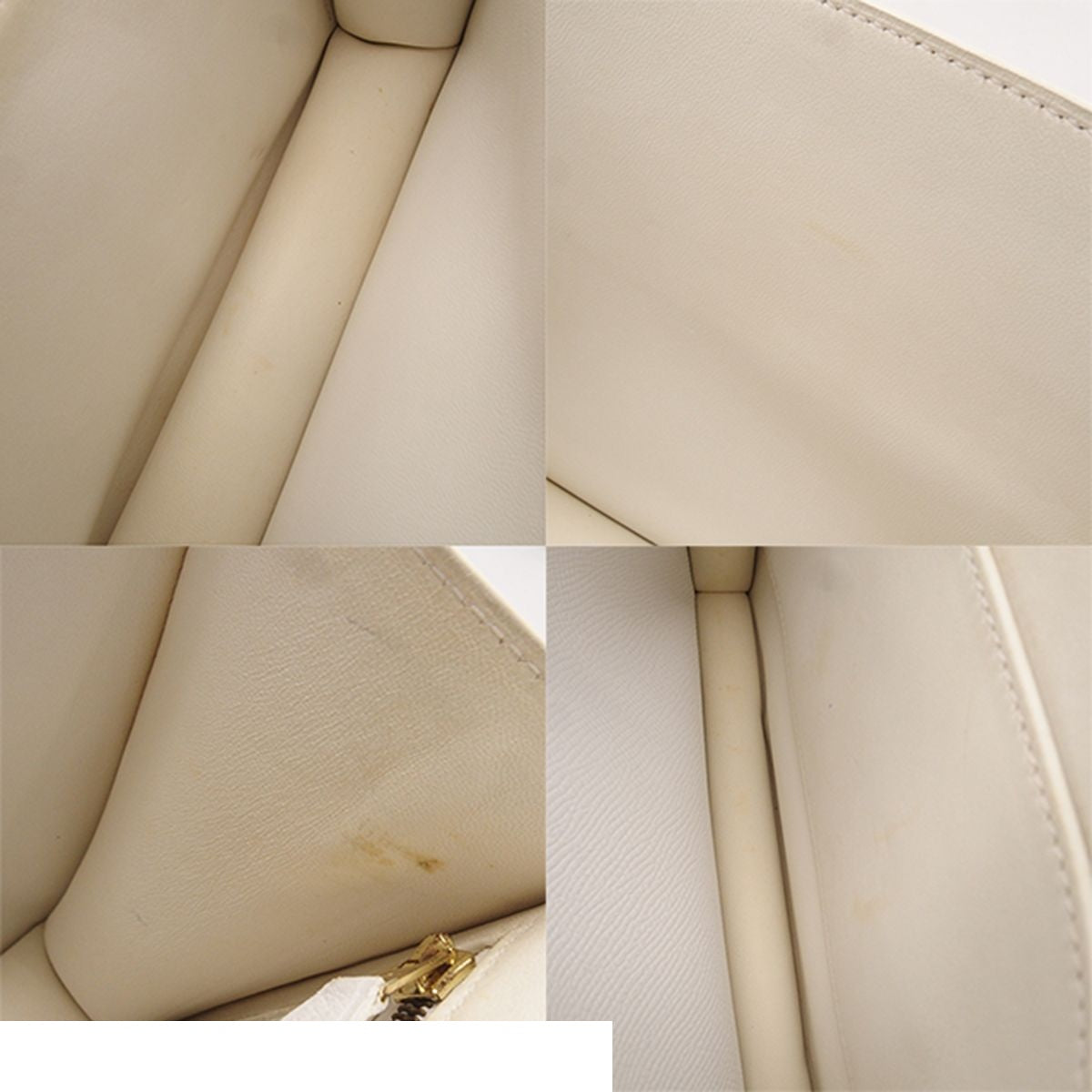 Hermes Constance 24 White Gold Epsom Shoulder Bag — view 8