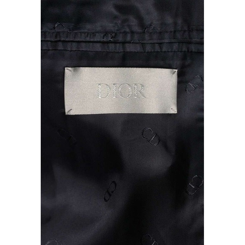 Dior 933 C222 B5449 Tailored Jacket With All Over Oblique Pattern 50 — view 3
