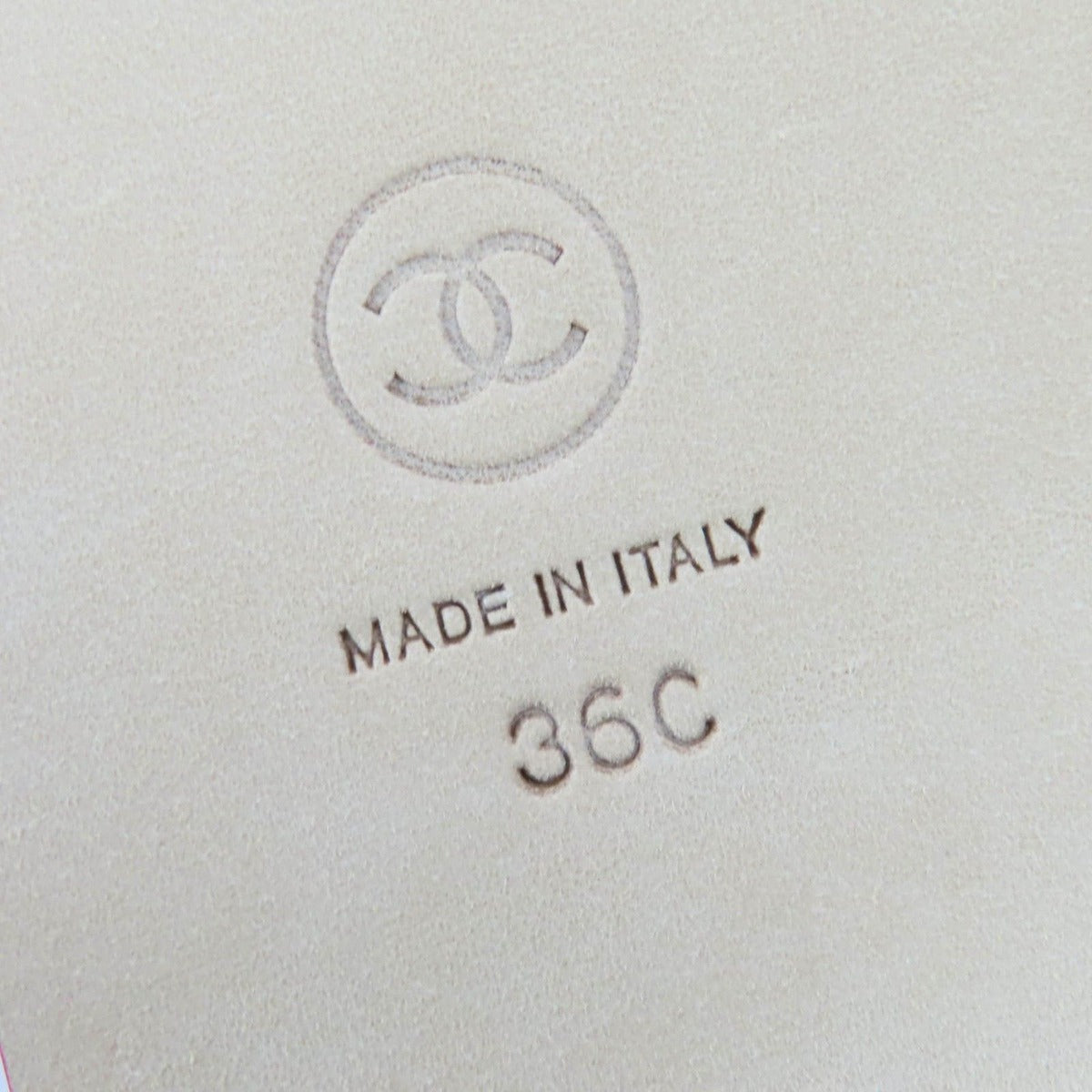 Chanel CC Logo Patent Leather Loafers Pink 36 — view 12