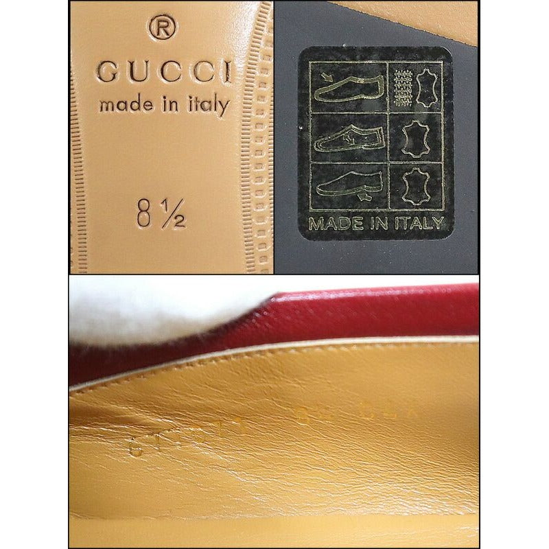 Gucci Anniversary Horsebit Accent Jaguar Drofa 8.5 Ivory Print — view 8