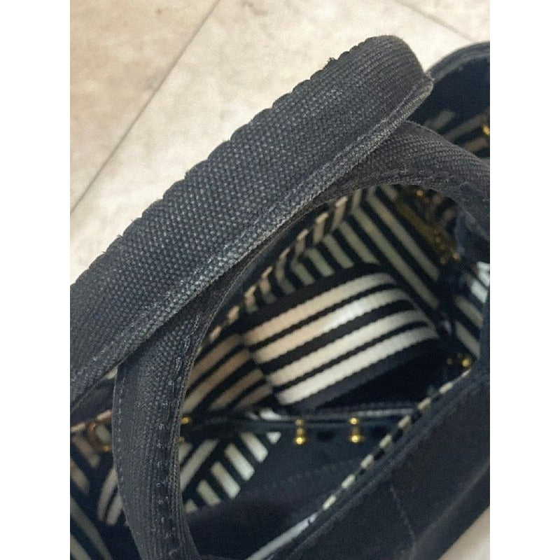 Prada Canapa Shoulder Bag Black 7 — view 6