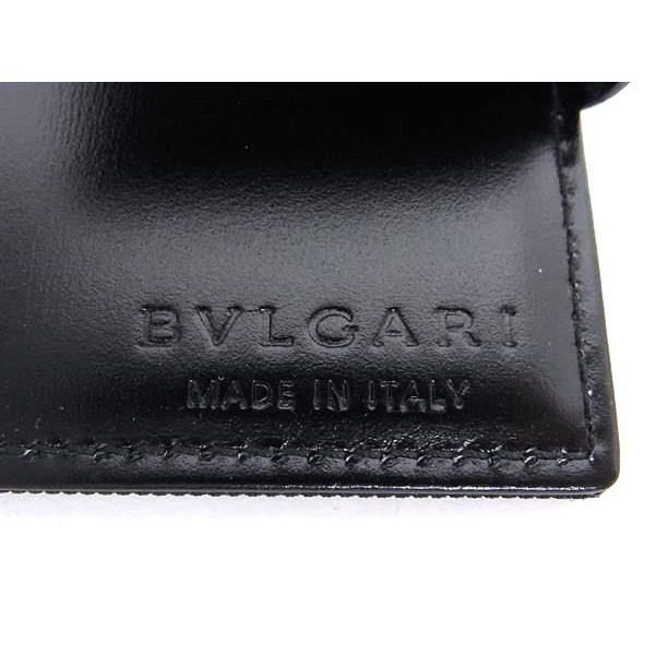 Bvlgari Canvas Leather Notebook Cover a Dos Letter Book Black Agenda — view 4