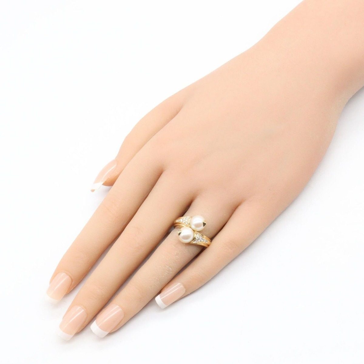 Bvlgari Ring Passo Doppio Pearl Diamond 18k — view 10
