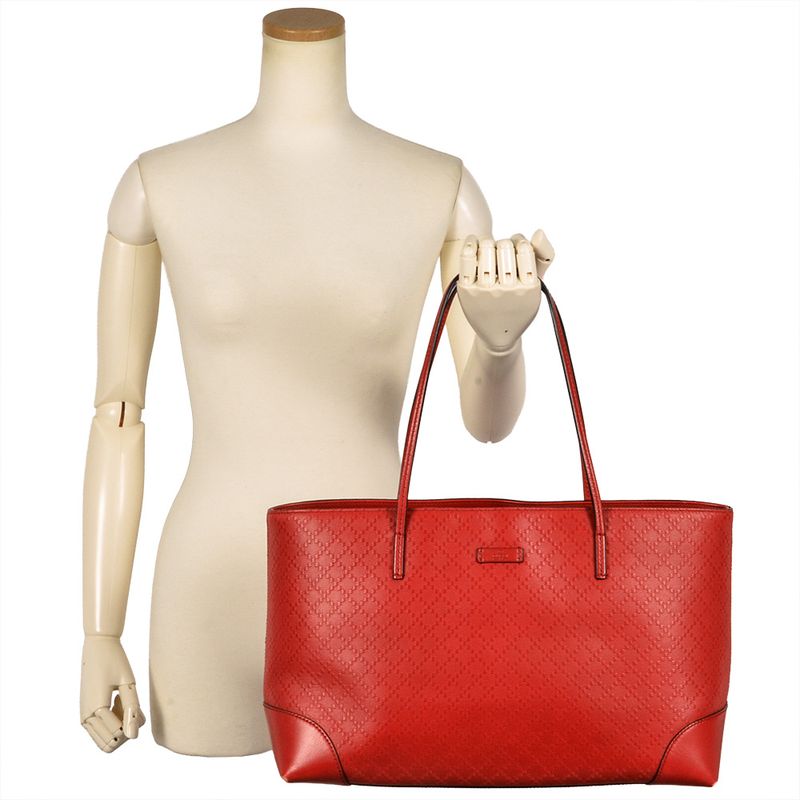 Gucci Diamante Lux Tote Bag 353397 Orange Gold Hardware Unisex