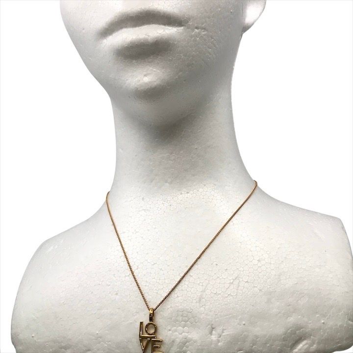 Saint Laurent Love Necklace Gold