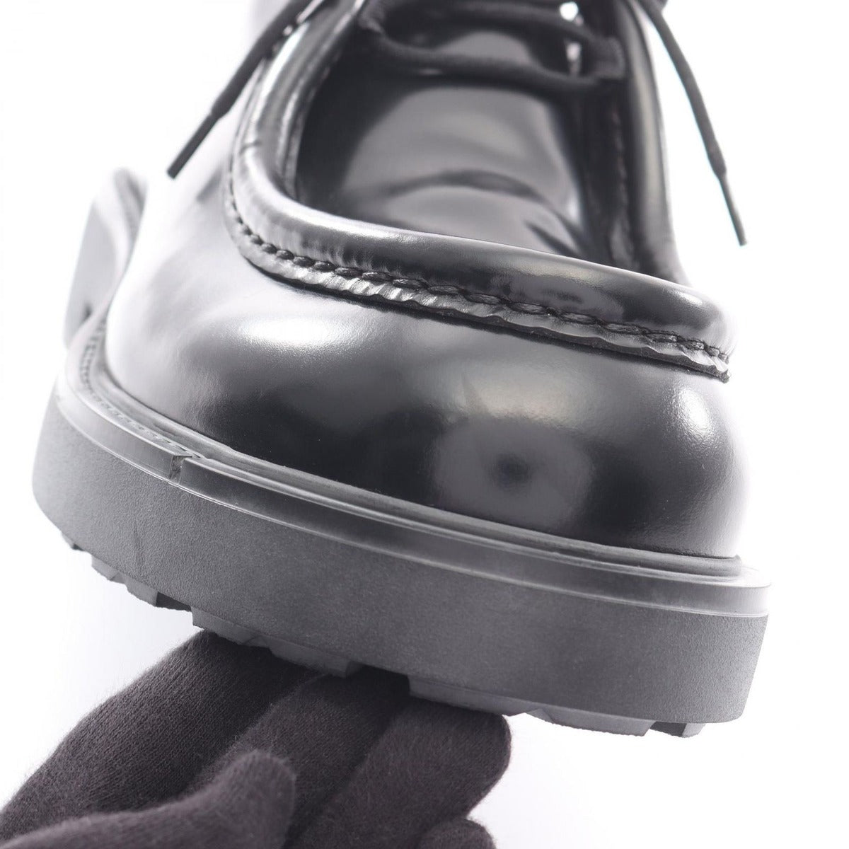 Prada Casual Shoes Diapason Black Leather — view 10