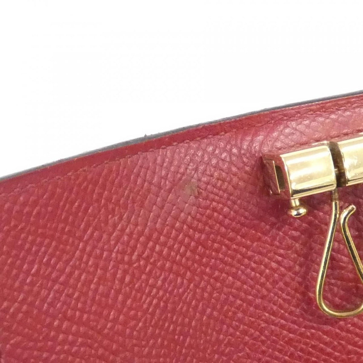 Hermes Bearn Key Case Holder Rouge Grenat Perma Brass — view 7
