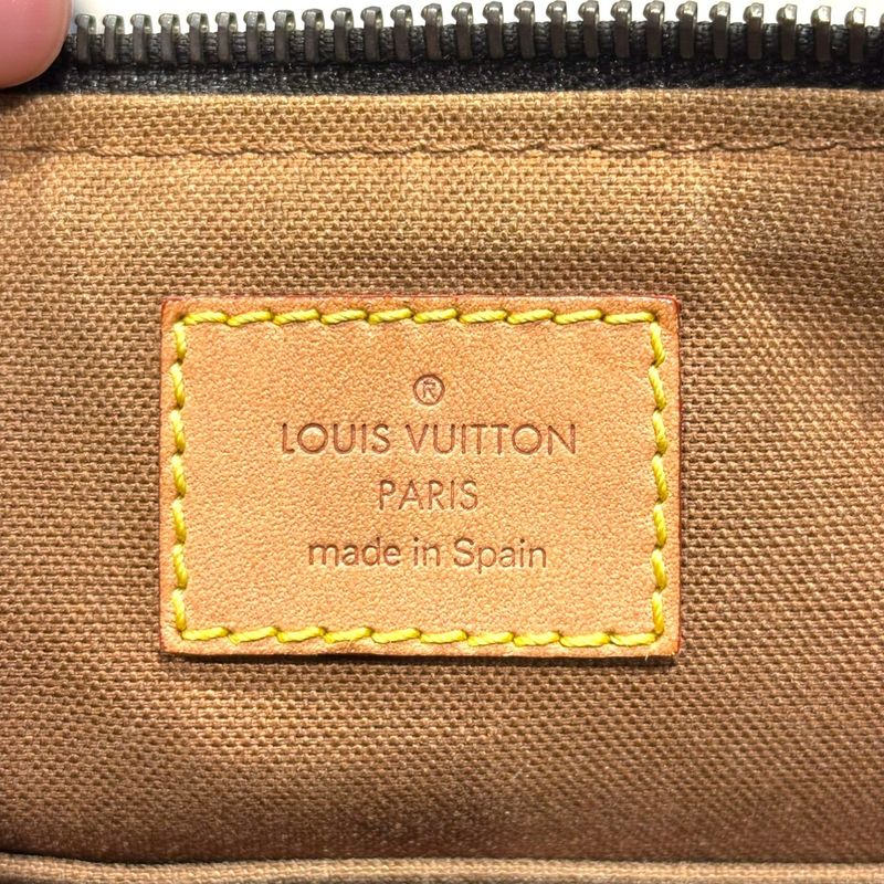 Louis Vuitton M40075 Tulum GM Ca2057 Unisex Brown FREE