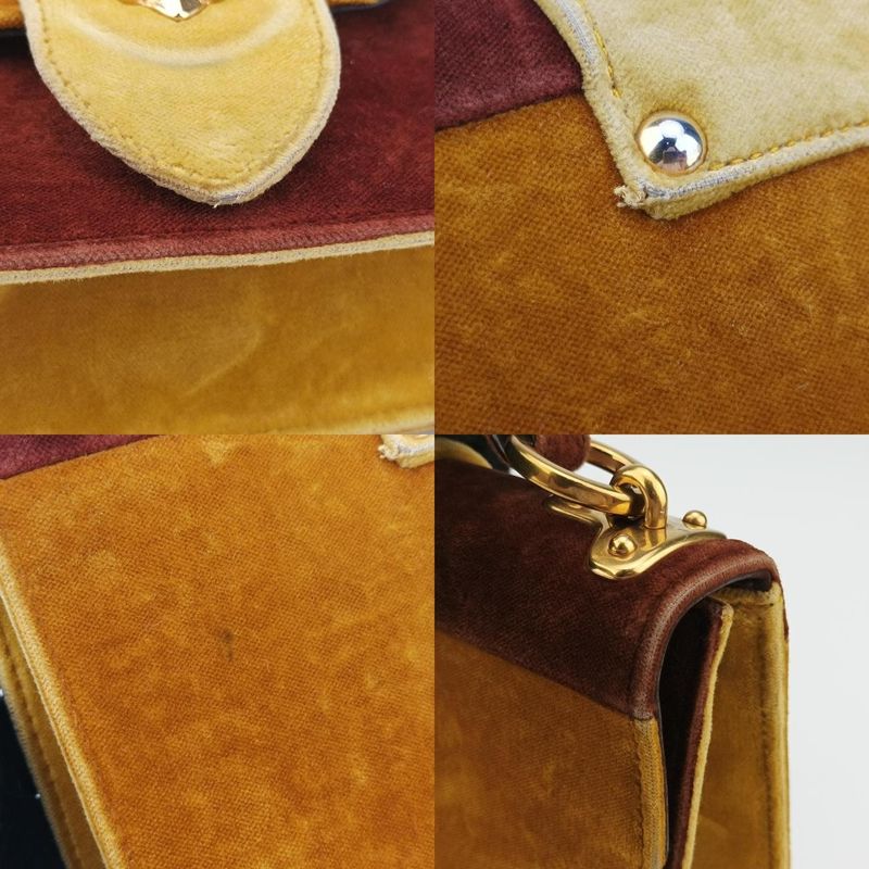 Prada Caye Lion Head Yellow And Brown Velour 1bd089110