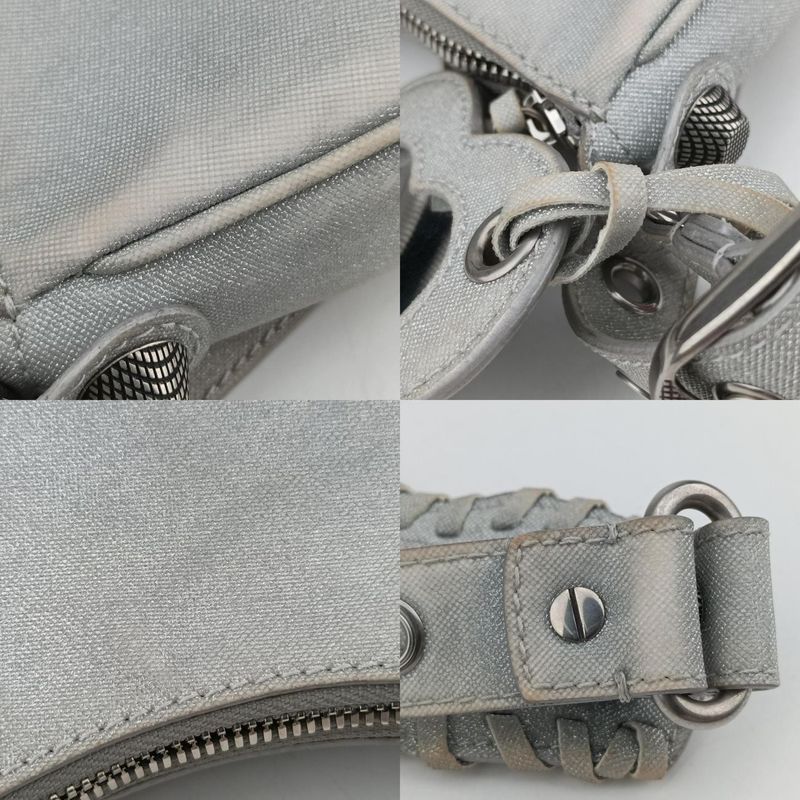 Balenciaga Lucagoire Silver Lambskin 8713098110p535268