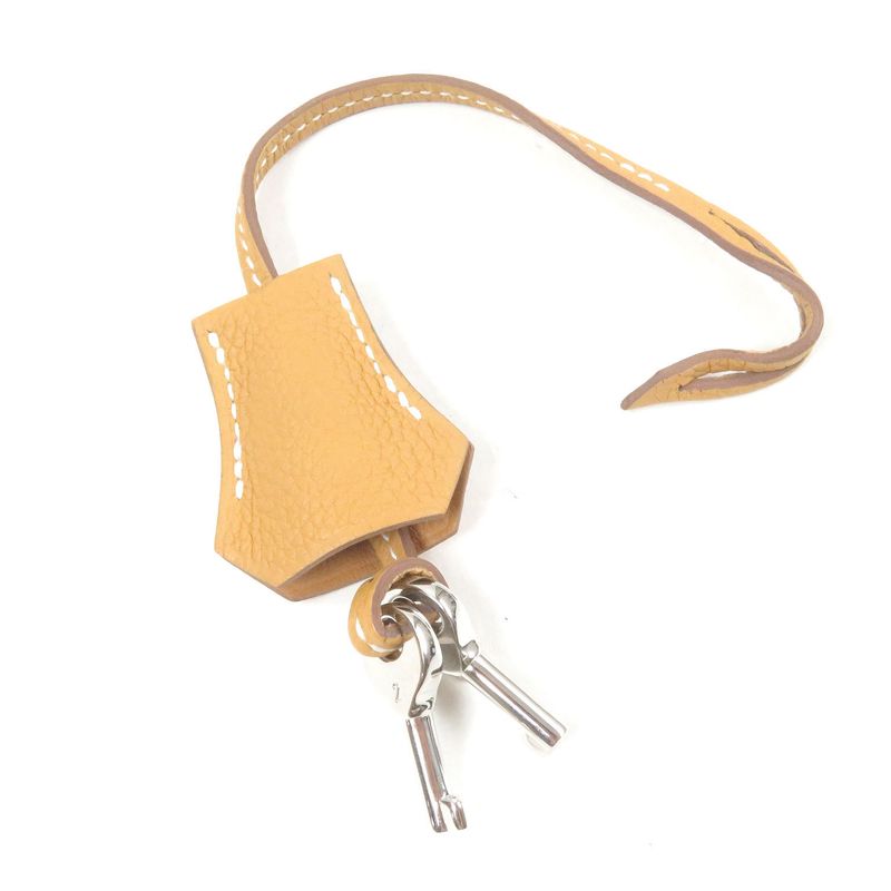 Hermes Sac A Depeches 21 Togo Leather Shoulder Bag Natural Sable W Engraved