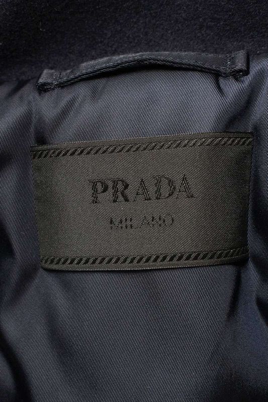 Prada 24AW Sgc675 Used Oversized Cotton Work Denim Jacket Men's S