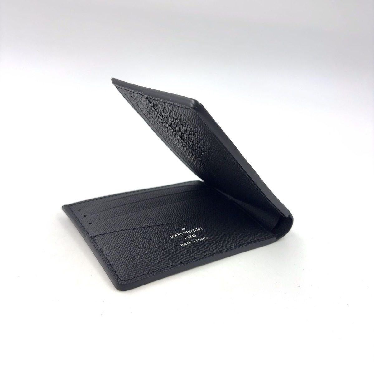 Louis Vuitton Portefeuille Calf Monogram Eclipse Gray Black Wallet — view 8