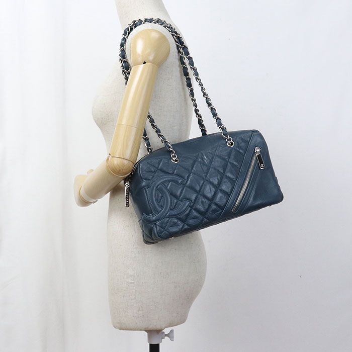 Chanel Chain Shoulder Bag Leather 11382035 Ladies