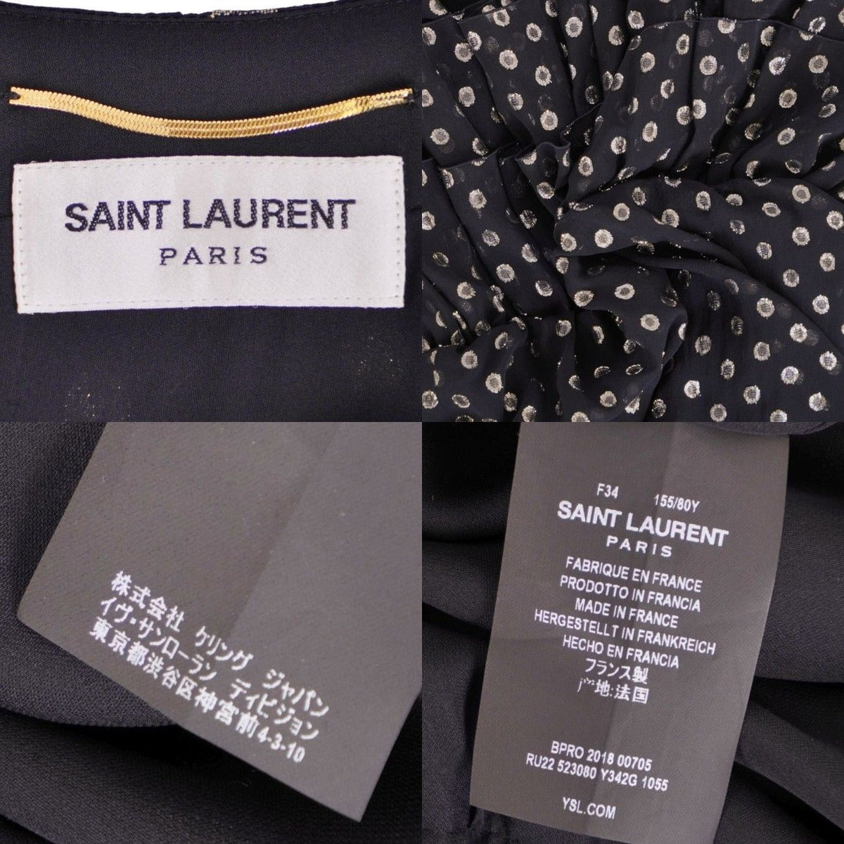 Saint Laurent Paris Dress Silk — view 7