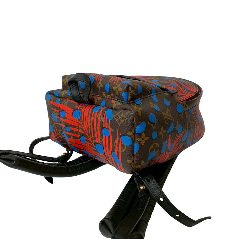 Louis Vuitton Palm Springs Monogram Jungle Dot Leather Backpack Daypack