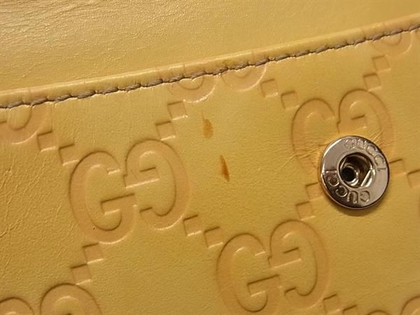 Gucci 112715 GG Pattern Guccissima Leather Foldable Long Wallet