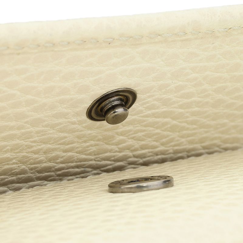 Gucci Key Case GG Marmont White