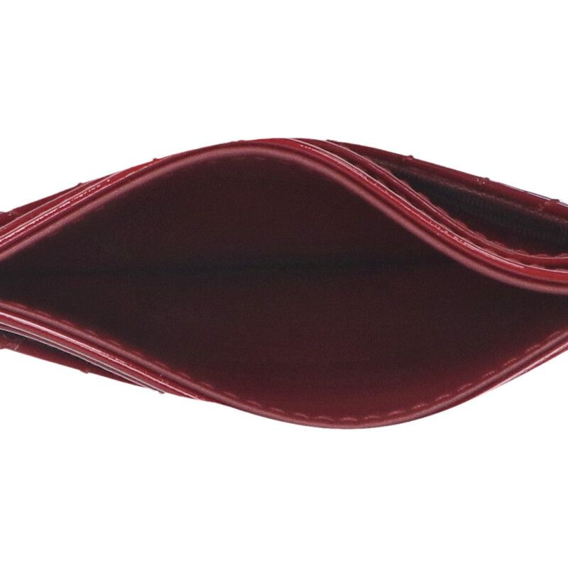 Christian Dior Lady Dior Patent Cannage Card Case Women