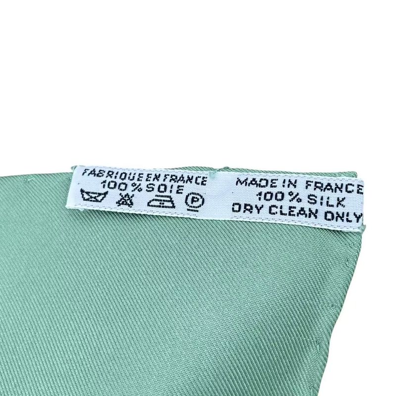 Hermes Carre 90 Chasse Au BOIS Hunting In The Woods Scarf Silk Green