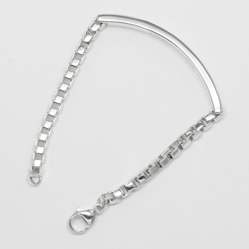 Tiffany & Co Venetian ID Approx 16.2cm (6.38in) (2.5 In) Arm Circumference 925