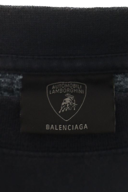 Balenciaga 831305 Tsvp9 Lamborghini Print Oversized T-shirt Men's 5