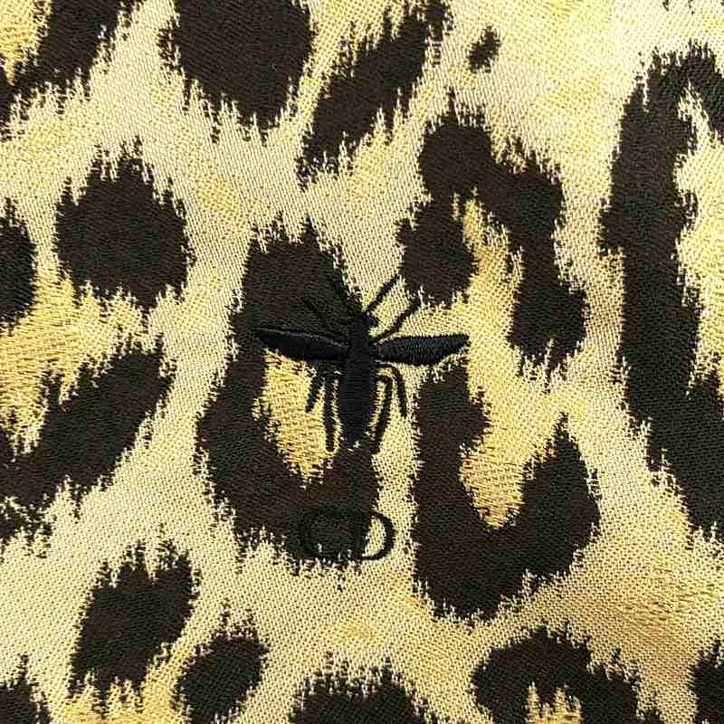 Christian DIOR | 2021aw | Leopard Jacquard Anorak Jacket BEE Embroidery Unisex