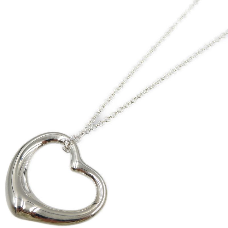 Tiffany & Co Open Heart 925 Silver Necklace 0090