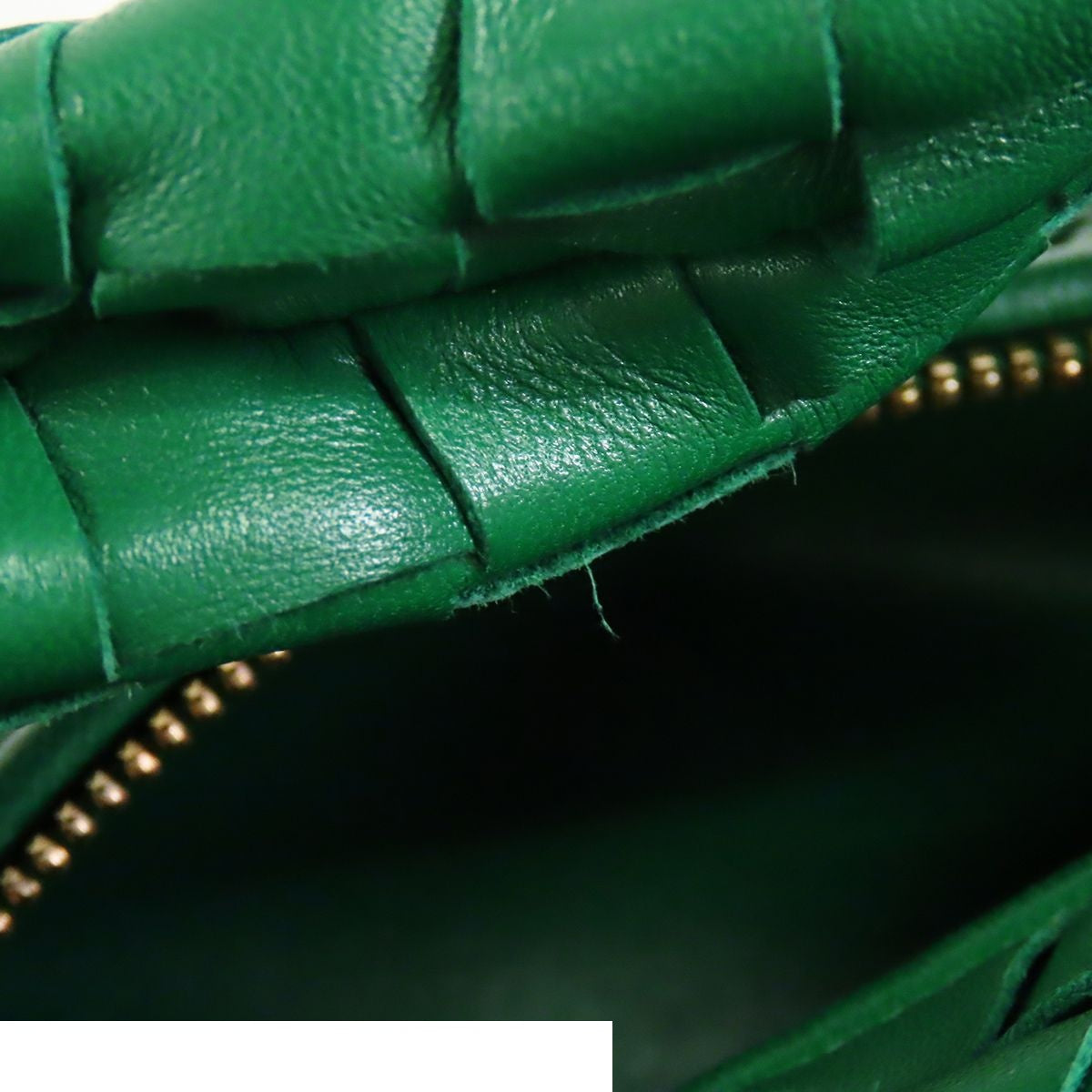 Bottega Veneta Mini Jodie Green Leather Handbag — view 8