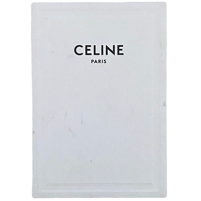 Celine Trifold Wallet Black 10b573bel Excellent Condition Leather Preowned