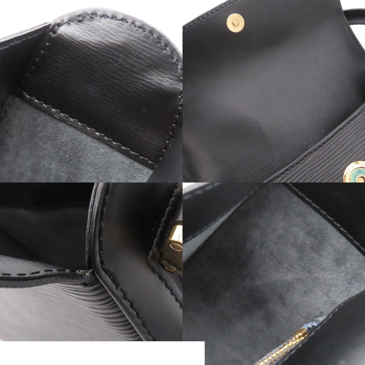 Louis Vuitton Buci Noir Epi Leather Shoulder Bag — view 8