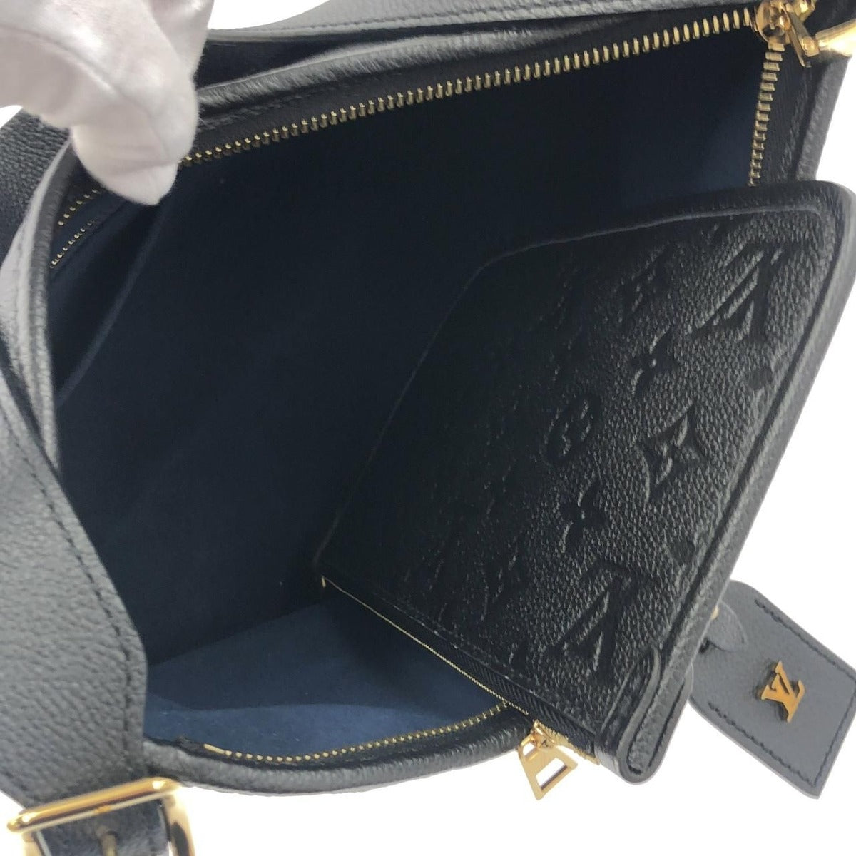 Louis Vuitton Monogram Empreinte Carryall Zip PM Shoulder Bag — view 8