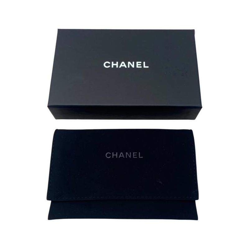 Chanel Card Case Timeless Classic Line Fragment Case Ap4472 Matelasse Caviar