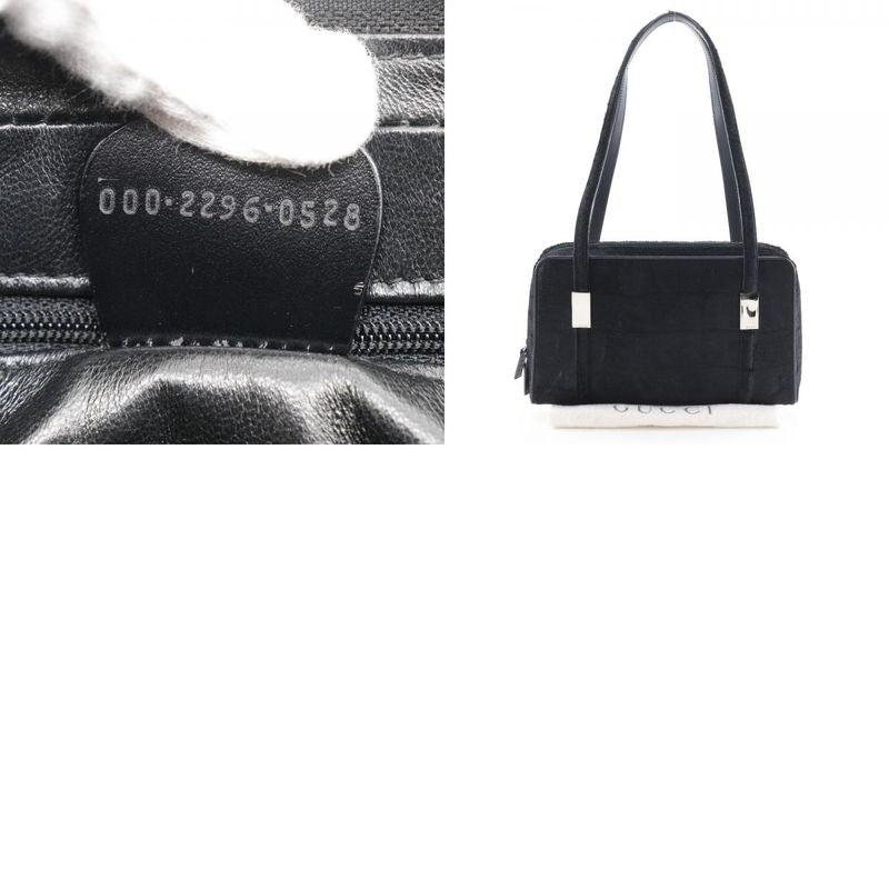 Gucci Old Gucci 000.2296.0528 Halaco Black Ladies Tote Bag