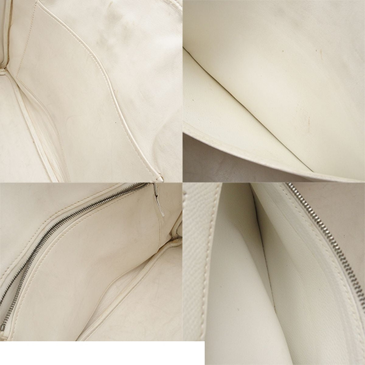 Hermes Birkin 30 White Silver Epsom Handbag — view 8