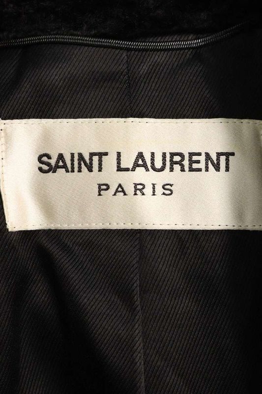 Saint Laurent Paris 437605 Y592n Astra Cumfur Double Breasted Coat Men's 48