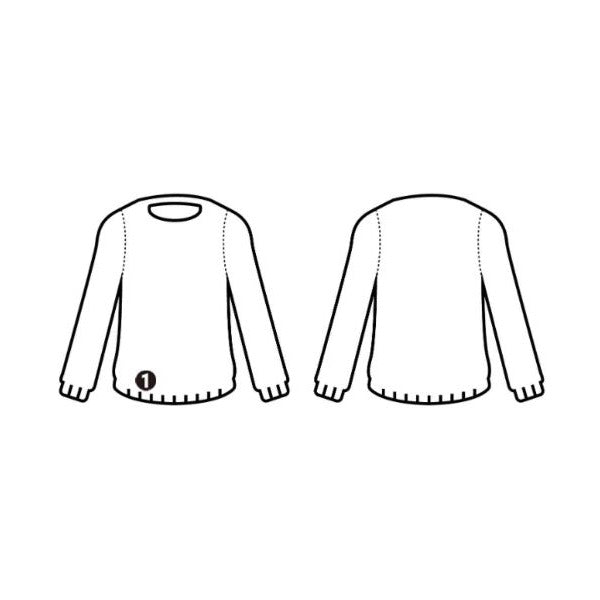Celine Knit Sweater Cashmere Blue — view 8