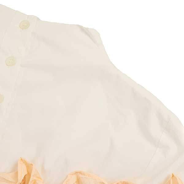 Loewe 20ss Smock Dress Wrinkle Pleats Layered Dress S2106050fa Pinkish & White