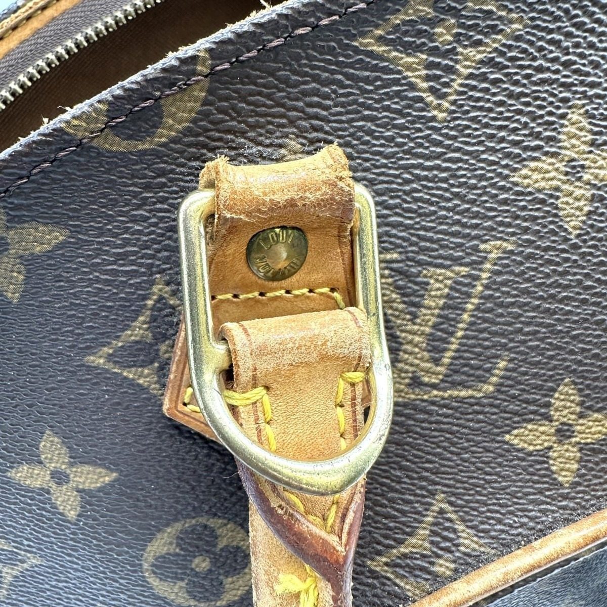 Louis Vuitton Ellipse PM Handbag Monogram Brown Vintage — view 9